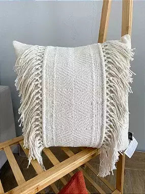 Almofada Boho Dunas Cru 45x45