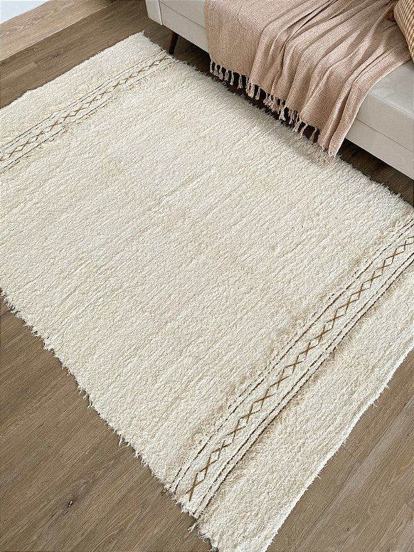 Tapete Beira Cama Boho Delicate Caramelo - 1,50x2,00